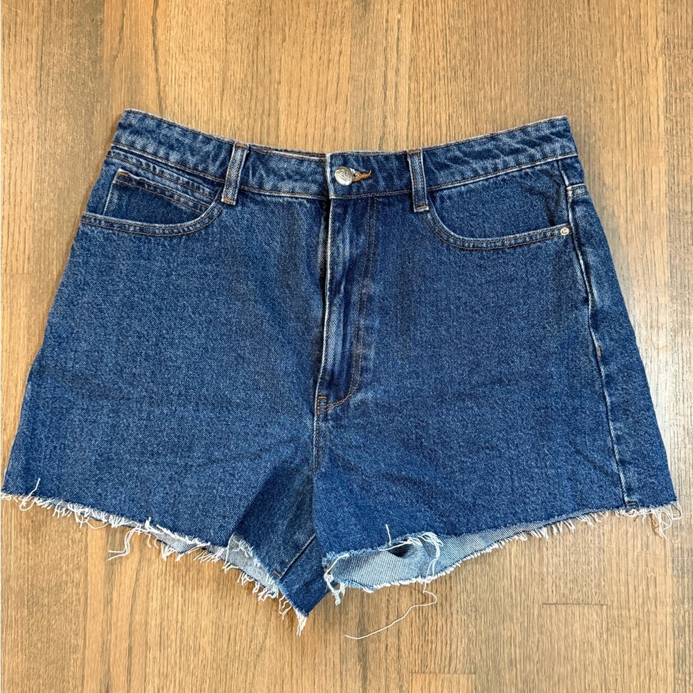 Zara High Rise Denim Jean Shorts-Size 10